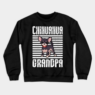 Chihuahua Grandpa Proud Dogs Crewneck Sweatshirt